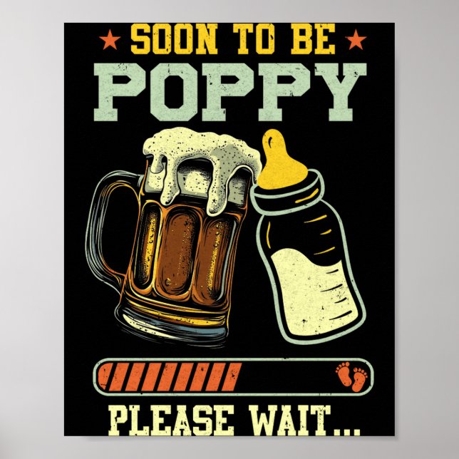 Poster Soon To Be Ppy Est 2025 Pregnancy Announcement L  (Frente)