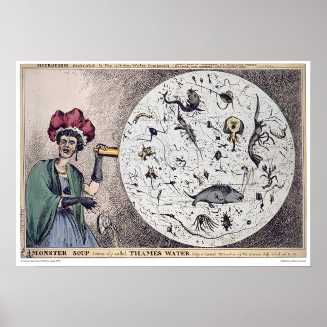 Poster Sopa do Monstro de Água do Tamisa (Frente)