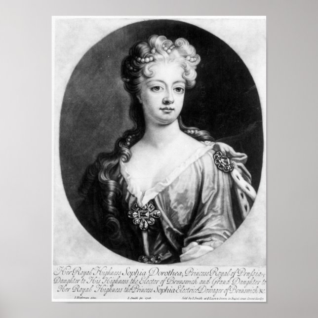 Pôster Sophia Dorothea, Rainha da Prússia (Frente)