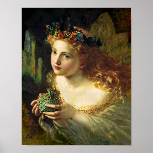 Poster Sophie Gengembre Anderson Fairy (Frente)