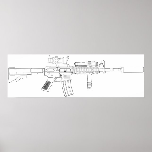 Poster SOPMOD M4 (Frente)