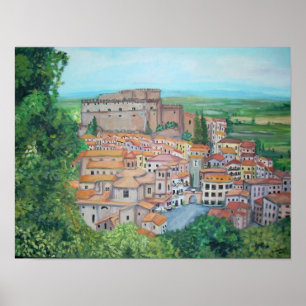 Pôster Soriano nel Cimino, Itália