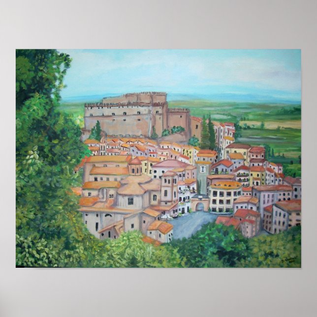 Pôster Soriano nel Cimino, Itália (Frente)