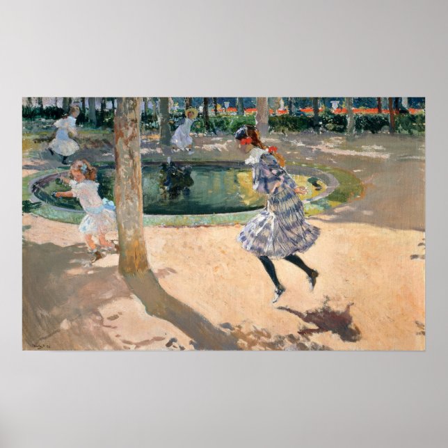 Poster Sorolla - A Corda de Saltar (Frente)