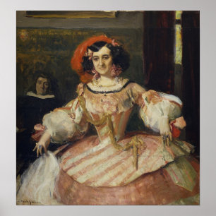 Poster Sorolla - Actress Maria Guerrero As Lady Boba