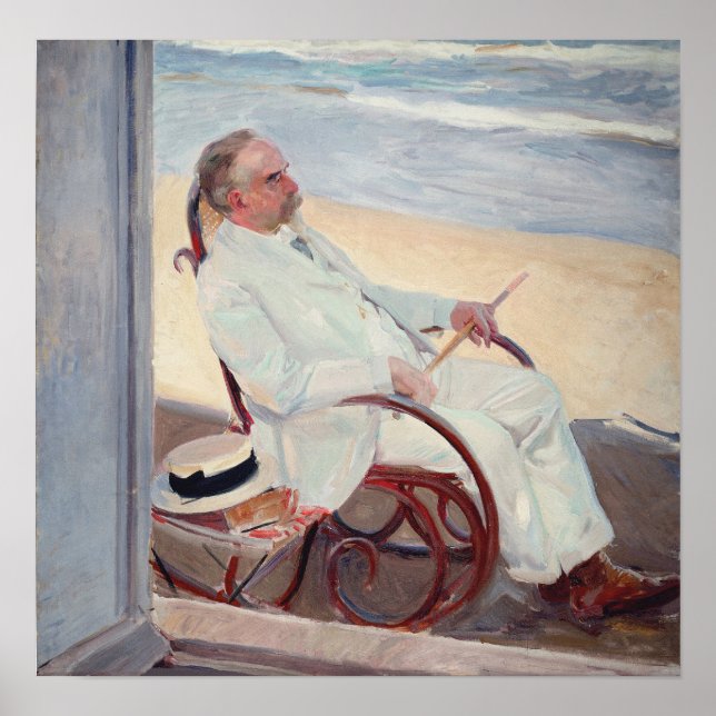 Poster Sorolla - Antonio Garcia At The Beach (Frente)