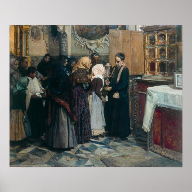 Poster Sorolla - Beijando a Relíquia (Frente)
