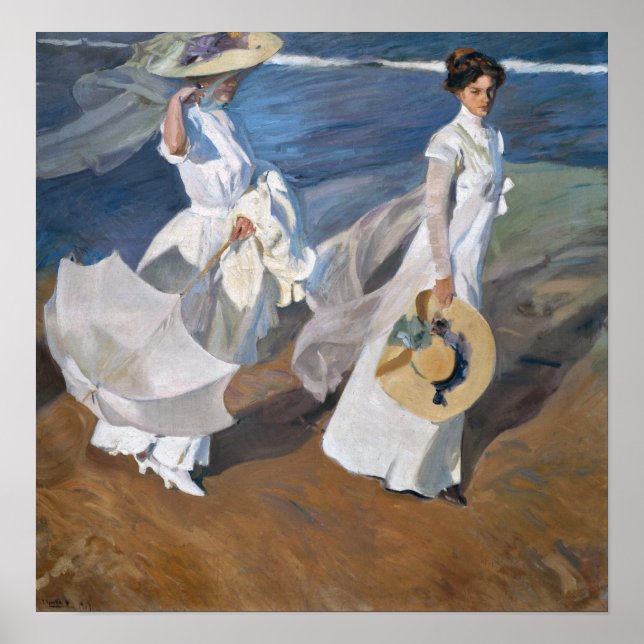 Poster Sorolla - Caminhando ao Longo da Costa (Frente)