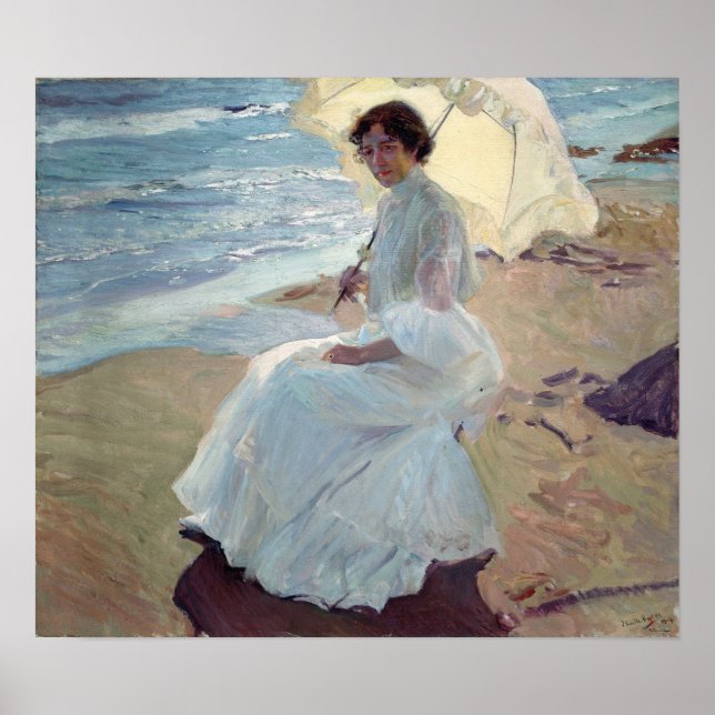 Poster Sorolla - Clotilde Na Praia (Frente)