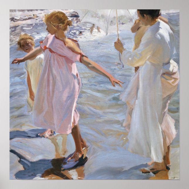Poster Sorolla - Hora De Um Banho, Valencia (Frente)