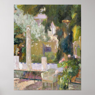 Poster Sorolla - Os Jardins Na Casa Da Família