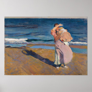 Poster Sorolla - Pescadora Com Seu Filho