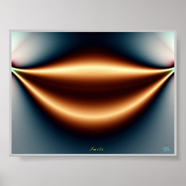 Pôster Sorria. (Frente)