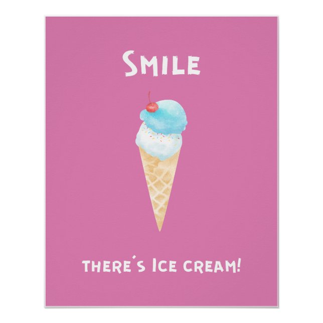 Pôster Sorria (Frente)