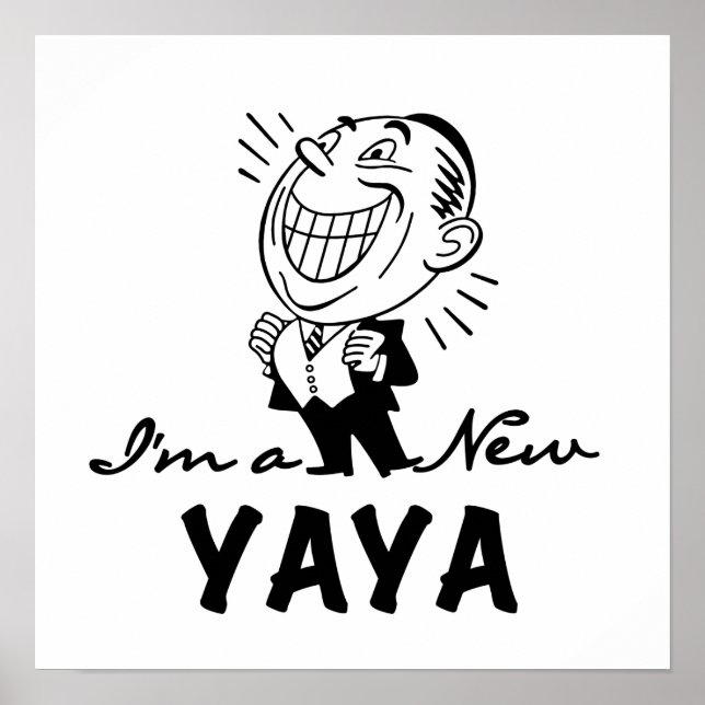 Pôster Sorria de Camisetas e presentes de Nova Yaya (Frente)