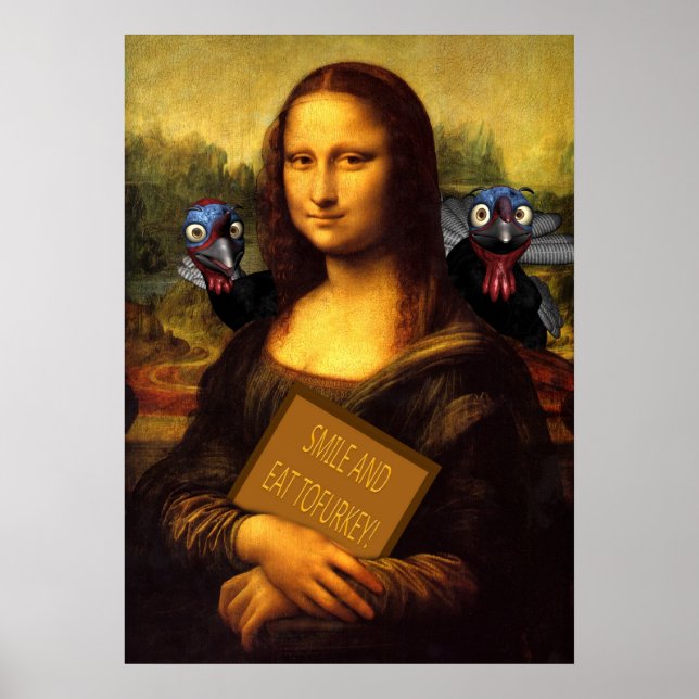 Poster Sorria E Coma Tofurkey (Frente)