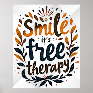 Poster Sorria: É Terapia Livre
