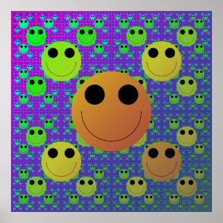 Poster Sorria Fractal