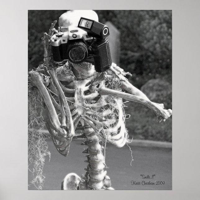 Pôster "Sorria...!!" Kristi Chea. (Frente)