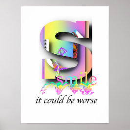 Poster SORRIR Pode Ser Pior
