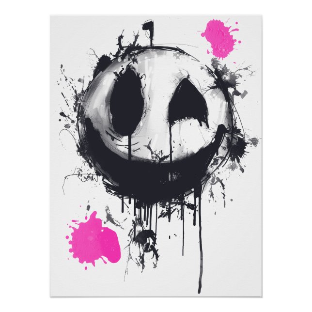 Pôster Sorriso ácido (Frente)