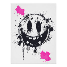 Pôster Sorriso ácido