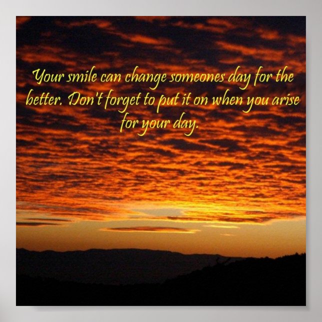 Poster Sorriso da Manhã (Frente)