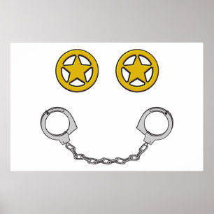 Poster Sorriso da polícia