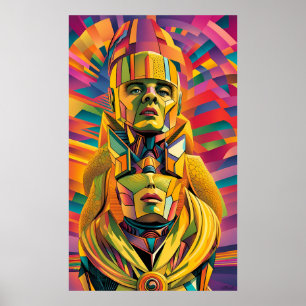 Poster Sorriso de escárnio e olhar de desdém