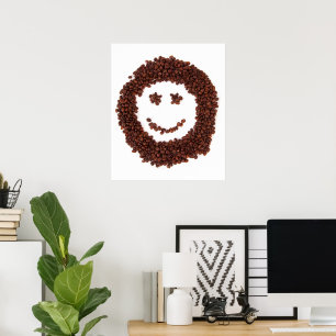 Poster Sorriso de feijão-café