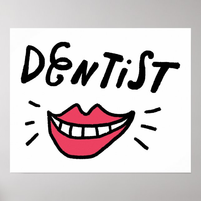 Poster Sorriso Dentista (Frente)