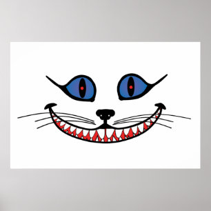 Poster Sorriso do Gato de Cheshire GRANDE