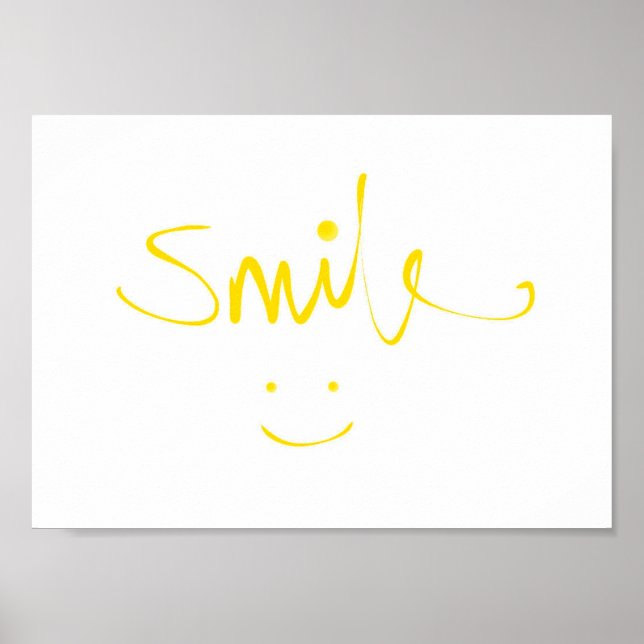 Poster Sorriso Rosto (Poster) (Frente)