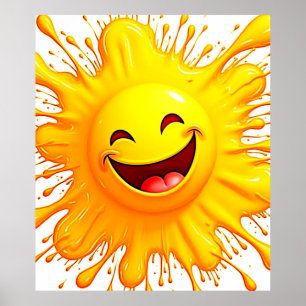Poster Sorrisos de Sol: Explosão de Alegria