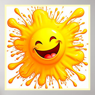 Poster Sorrisos de Sol: Explosão de Alegria