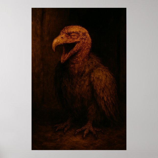 Poster Sorrisos São Grátis: Abutre Sorridente do Beco (Frente)