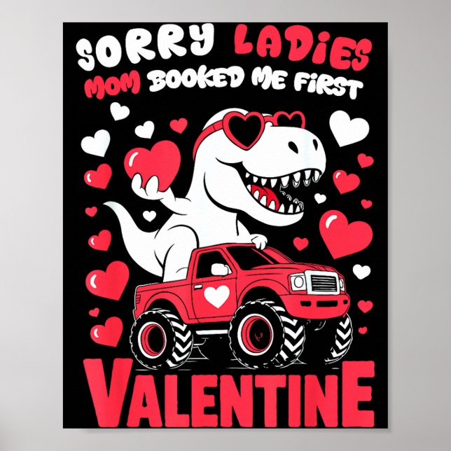 Poster Sorry Valentine Ladies Mom Booked Me First  (Frente)