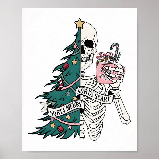 Poster Sorta Merry Sorta Scary Christmas  (Frente)