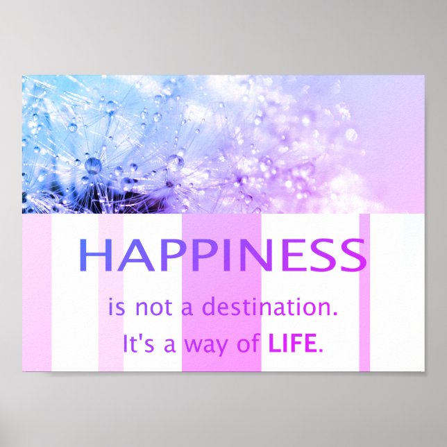 Poster Sorte ditos bonitos de provérbio citações (Frente)