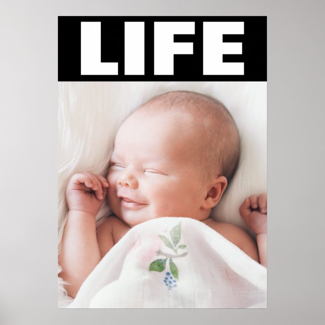 POSTER SORTE PRÓ-VIDA BABY DIREITO À VIDA (Frente)