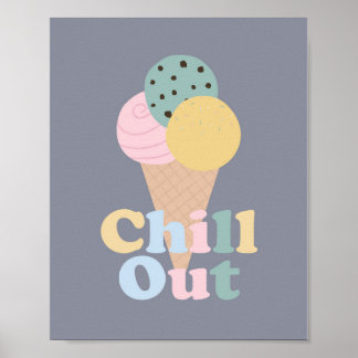 Poster Sorvete Chill Out