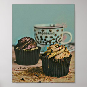 Poster Sorvete de chocolate