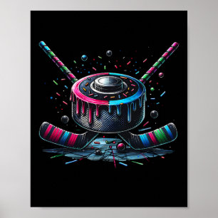 Poster Sorvete De Hockey No Gelo Com Granulado Dia De Jog