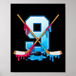 Poster Sorvete de Hóquei de 9 Anos Drip Juventude 9º Aniv