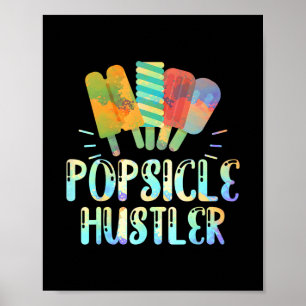 Poster Sorvete Divertido Retro Anos 80 Verão Picolé Vende