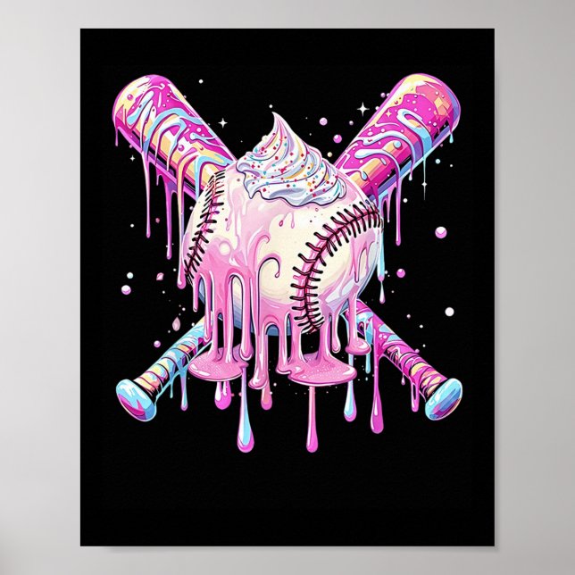 Poster Sorvete Drip Bysebyll Coisas Bysebyll Drip Para Bo (Frente)