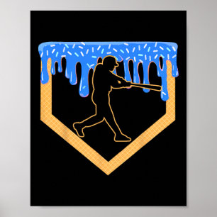 Poster Sorvete Home Plate do Garoto Drip Bysebyll Juventu