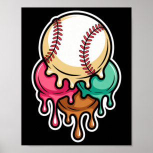 Poster Sorvete Softll Sell Drip Para Homens Mulheres Meni
