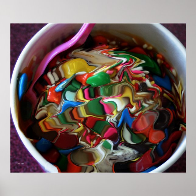 Poster Sorvete Sundae (Frente)