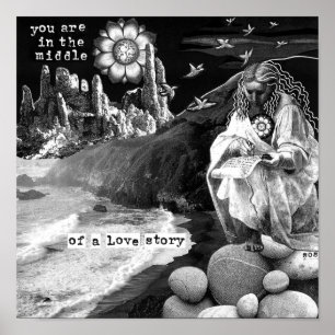 Pôster SOS você é no meio de Love Story